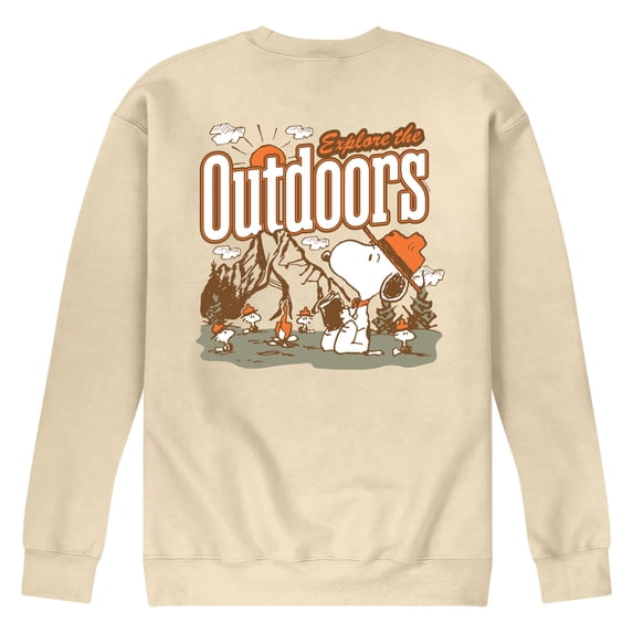 Peanuts - Beagle Scouts Outdoors Men's Graphic Fleece Sweatshirt