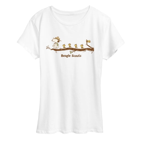 Peanuts - Beagle Scouts - Women's Short Sleeve Graphic T-Shirt