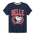thumbnail image 1 of Peanuts - Belle Collegiate - Toddler And Youth Short Sleeve Tee, 1 of 5