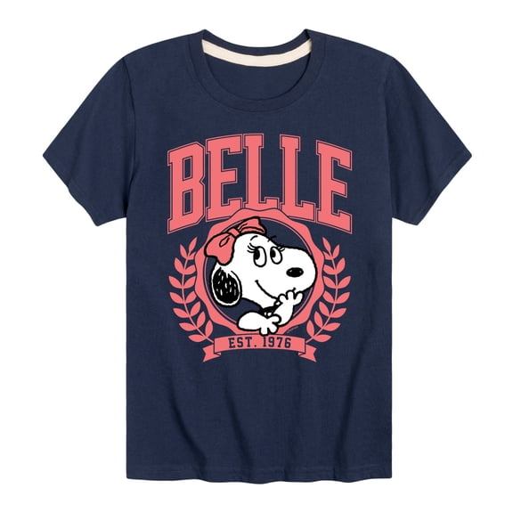Peanuts - Belle Collegiate - Toddler And Youth Short Sleeve Tee