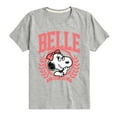 thumbnail image 1 of Peanuts - Belle Collegiate - Toddler And Youth Short Sleeve Tee, 1 of 5
