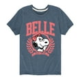 thumbnail image 1 of Peanuts - Belle Collegiate - Toddler And Youth Short Sleeve Tee, 1 of 5