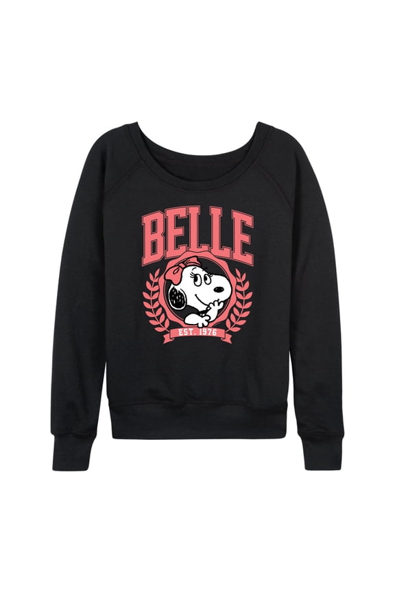 - Belle Collegiate - Women's French Terry Pullover Sweatshirt