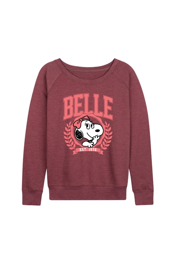 - Belle Collegiate - Women's French Terry Pullover Sweatshirt