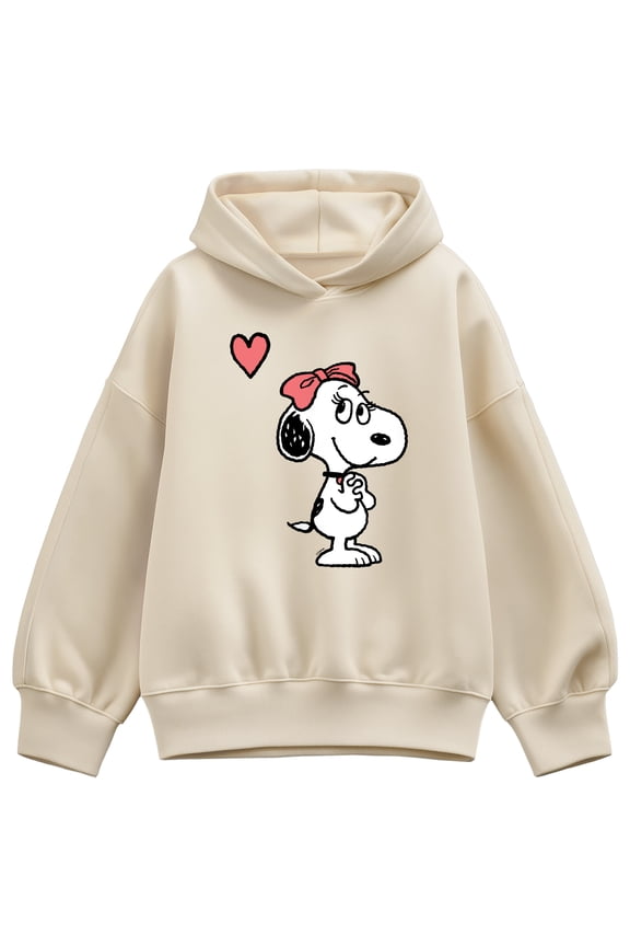 - Belle Heart - Women's Oversized Fleece Hoodie Sweatshirt