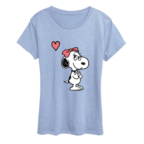 Peanuts - Belle Heart - Women's Short Sleeve Graphic T-Shirt