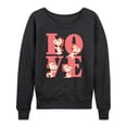 thumbnail image 1 of Peanuts - Belle Love - Women's French Terry Pullover Sweatshirt, 1 of 6