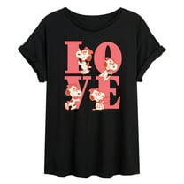 Peanuts - Belle Love - Women's Oversized Graphic T-Shirt