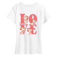 thumbnail image 1 of Peanuts - Belle Love - Women's Short Sleeve Graphic T-Shirt, 1 of 6
