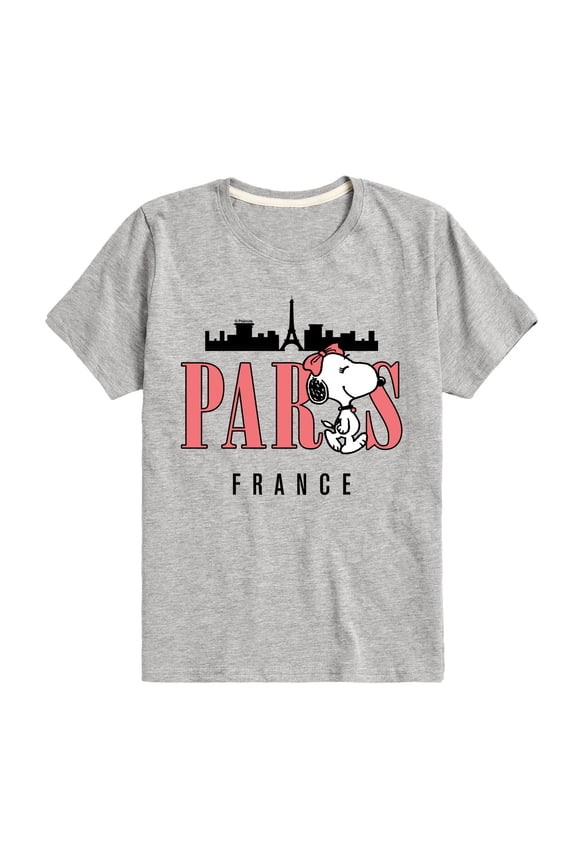 - Belle Paris France - Toddler And Youth Short Sleeve Graphic T-Shirt