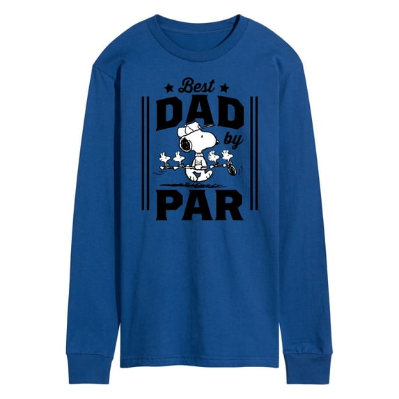 Peanuts - Best Dad By Par - Men's Long Sleeve T-Shirt
