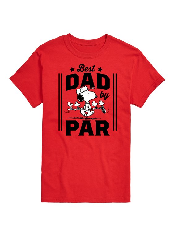 - Best Dad By Par Men's Short Sleeve Graphic T-Shirt