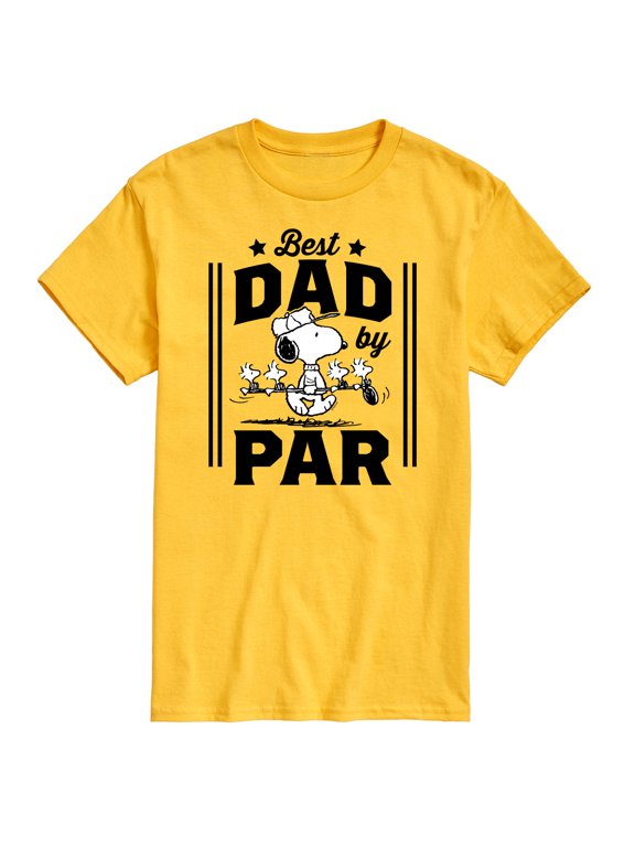 - Best Dad By Par Men's Short Sleeve Graphic T-Shirt