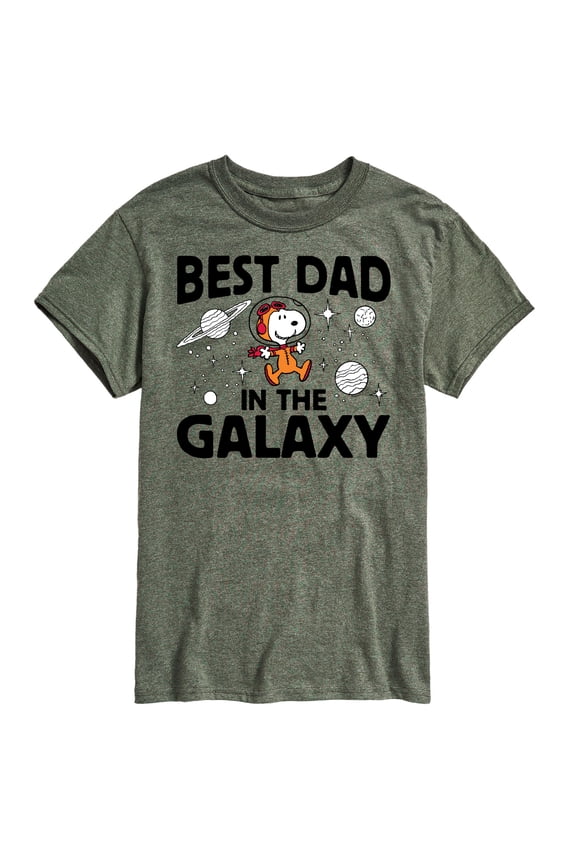- Best Dad In The Galaxy Snoopy - Father's Day Gift - Men's Short Sleeve Graphic T-Shirt