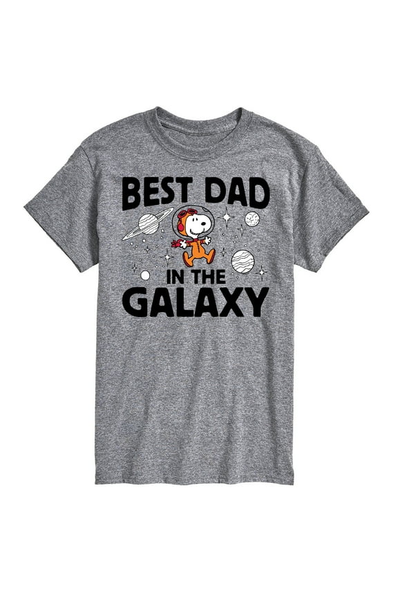 - Best Dad In The Galaxy Snoopy - Father's Day Gift - Men's Short Sleeve Graphic T-Shirt