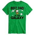 thumbnail image 1 of Peanuts - Best Dad In The Galaxy Snoopy - Father's Day Gift - Men's Short Sleeve Graphic T-Shirt, 1 of 6