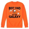 thumbnail image 1 of Peanuts - Best Dad In The Galaxy Snoopy - Men's Crew Neck Fleece Pullover, 1 of 7