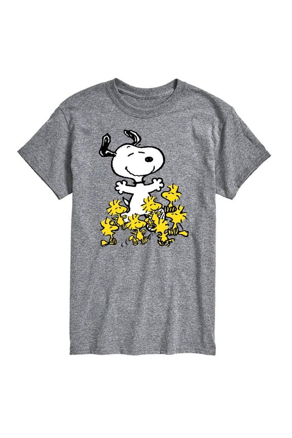- Snoopy and Woodstocks - Men's Short Sleeve Graphic T-Shirt