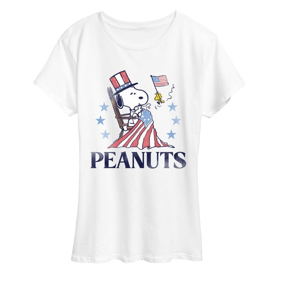 Peanuts - Betsy Ross Snoopy Short Sleeve Graphic T-Shirt