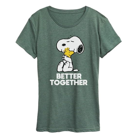 Peanuts - Better Together - Women's Short Sleeve Graphic T-Shirt