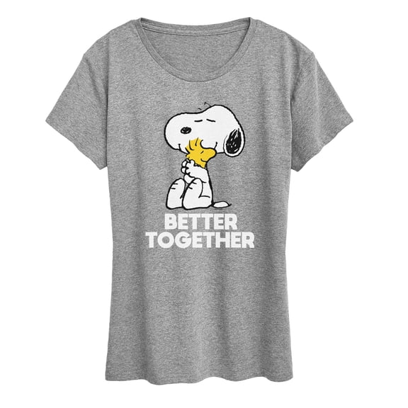 Peanuts - Better Together - Women's Short Sleeve Graphic T-Shirt