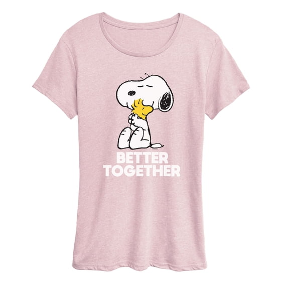 Peanuts - Better Together - Women's Short Sleeve Graphic T-Shirt