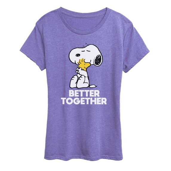 Peanuts - Better Together - Women's Short Sleeve Graphic T-Shirt