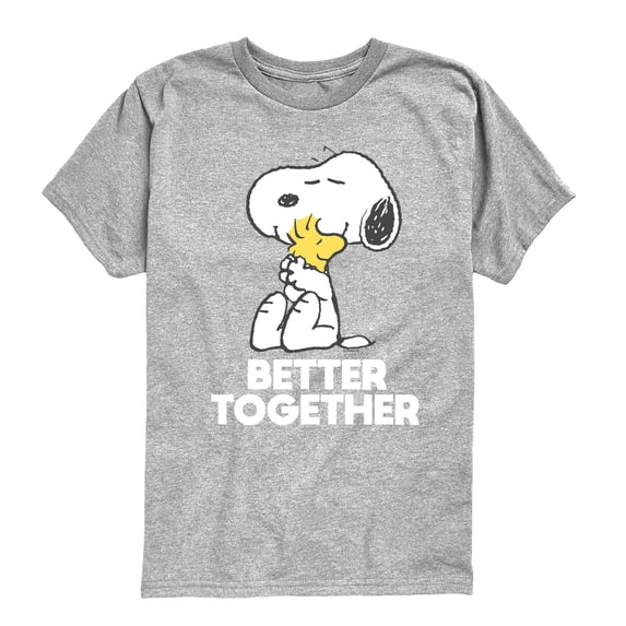 Peanuts - Better Together - Youth Boys Short Sleeve Graphic T-Shirt