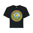 thumbnail image 1 of Peanuts - Bird Watching - Juniors Cropped Cotton Blend T-Shirt, 1 of 5