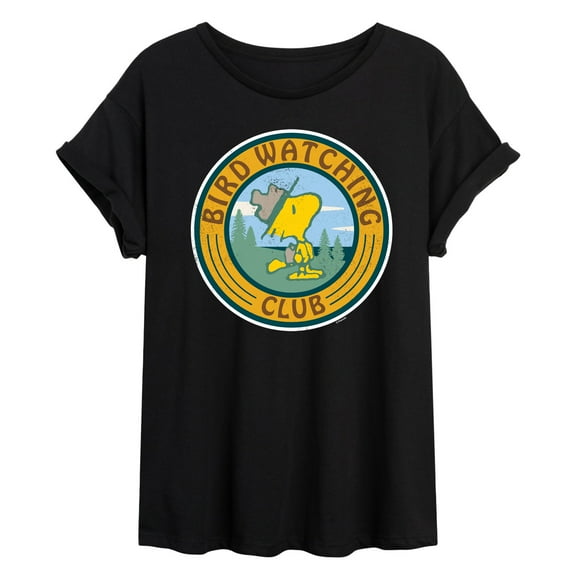 Peanuts - Bird Watching - Women's Oversized T-Shirt