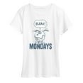 thumbnail image 1 of Peanuts - Bleah Mondays Snoopy - Women's Short Sleeve Graphic T-Shirt, 1 of 5