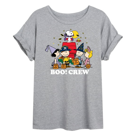 Peanuts - Boo Crew - Juniors Ideal Flowy Muscle T-Shirt