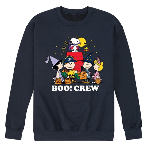 Peanuts - Boo Crew - Men's Crew Neck Fleece Pullover