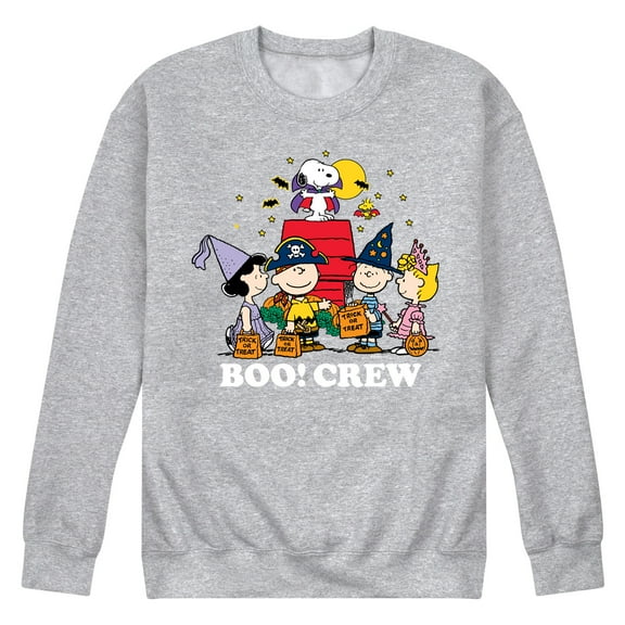 Peanuts - Boo Crew - Men's Crew Neck Fleece Pullover