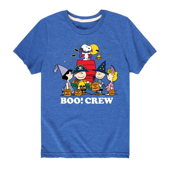 Peanuts - Boo Crew - Toddler And Youth Short Sleeve Graphic T-Shirt