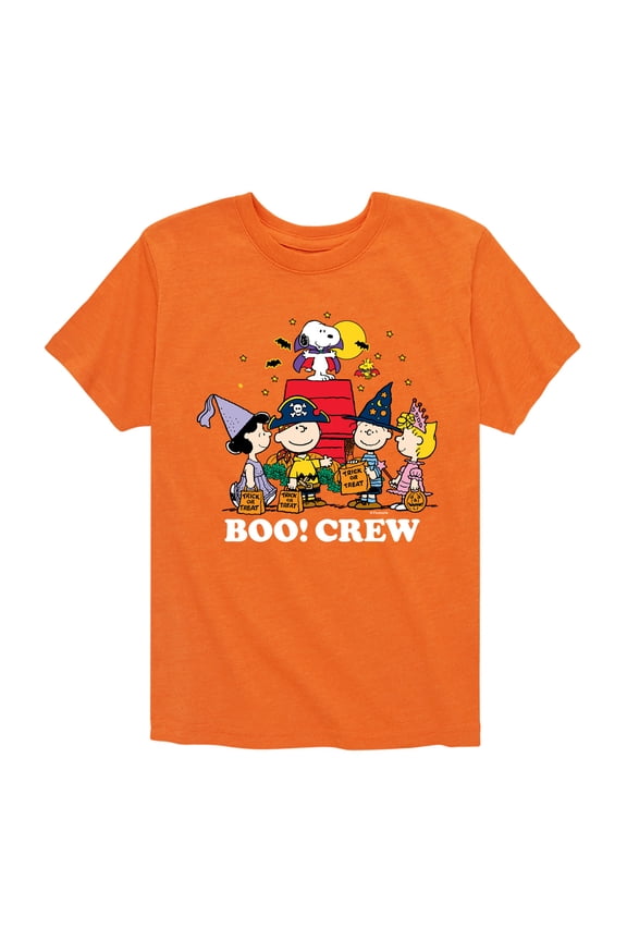 - Boo Crew - Toddler And Youth Short Sleeve Graphic T-Shirt
