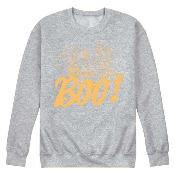 Peanuts - Boo - Men's Crew Neck Fleece Pullover