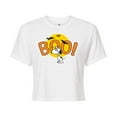 thumbnail image 1 of Peanuts - Boo Snoopy - Juniors Cropped Cotton Blend T-Shirt, 1 of 6