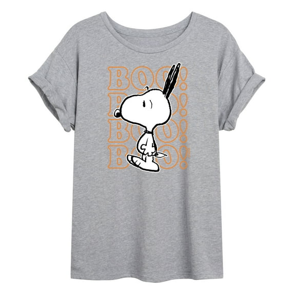 Peanuts - Boo Snoopy Scared - Women's Oversized T-Shirt