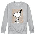 thumbnail image 1 of Peanuts - Boo Snoopy Scared - Men's Crew Neck Fleece Pullover, 1 of 5