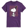thumbnail image 1 of Peanuts - Boo Snoopy Scared - Men's Short Sleeve Graphic T-Shirt, 1 of 4