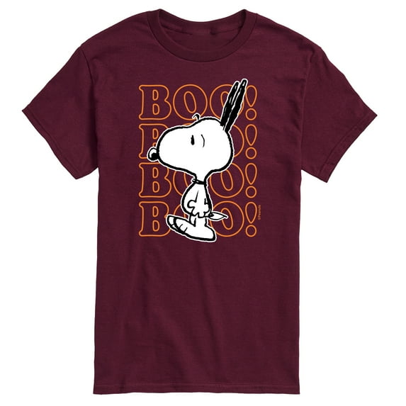 Peanuts - Boo Snoopy Scared - Men's Short Sleeve Graphic T-Shirt