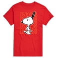 thumbnail image 1 of Peanuts - Boo Snoopy Scared - Men's Short Sleeve Graphic T-Shirt, 1 of 5
