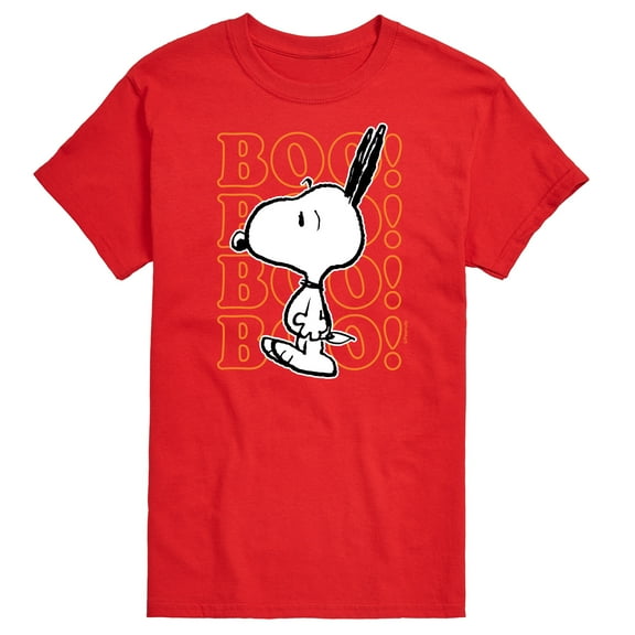 Peanuts - Boo Snoopy Scared - Men's Short Sleeve Graphic T-Shirt