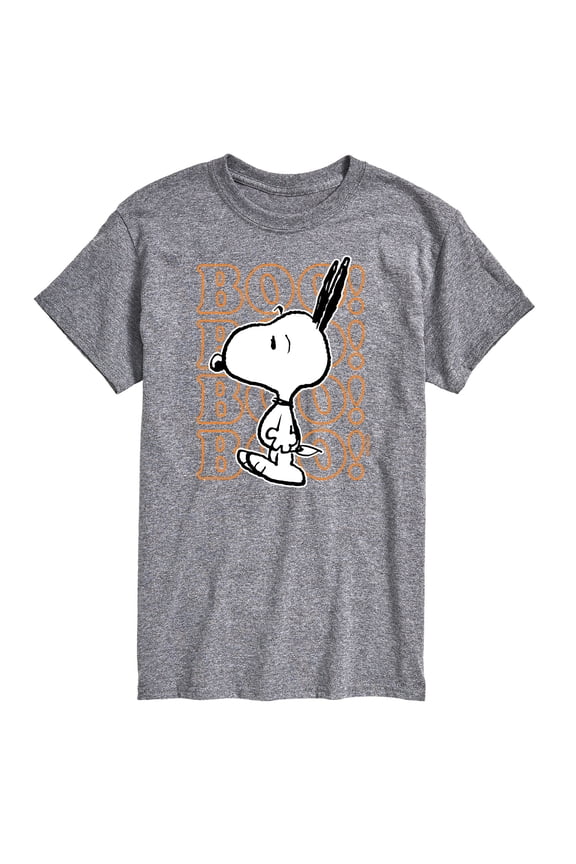 - Boo Snoopy Scared - Men's Short Sleeve Graphic T-Shirt