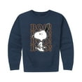 thumbnail image 1 of Peanuts - Boo Snoopy Scared - Toddler And Youth Crewneck Fleece Sweatshirt, 1 of 6