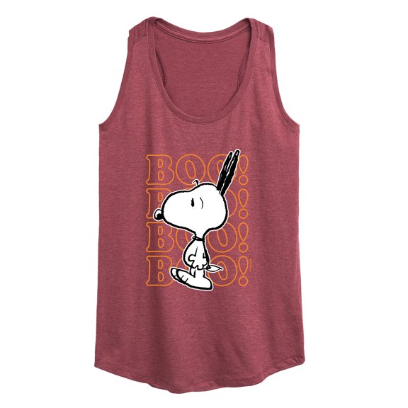 Peanuts - Boo Snoopy Scared - Women's Racerback Tank Top