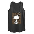 thumbnail image 1 of Peanuts - Boo Snoopy Scared - Women's Racerback Tank Top, 1 of 6