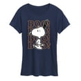 thumbnail image 1 of Peanuts - Boo Snoopy Scared - Women's Short Sleeve Graphic T-Shirt, 1 of 6
