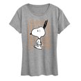 thumbnail image 1 of Peanuts - Boo Snoopy Scared - Women's Short Sleeve Graphic T-Shirt, 1 of 6